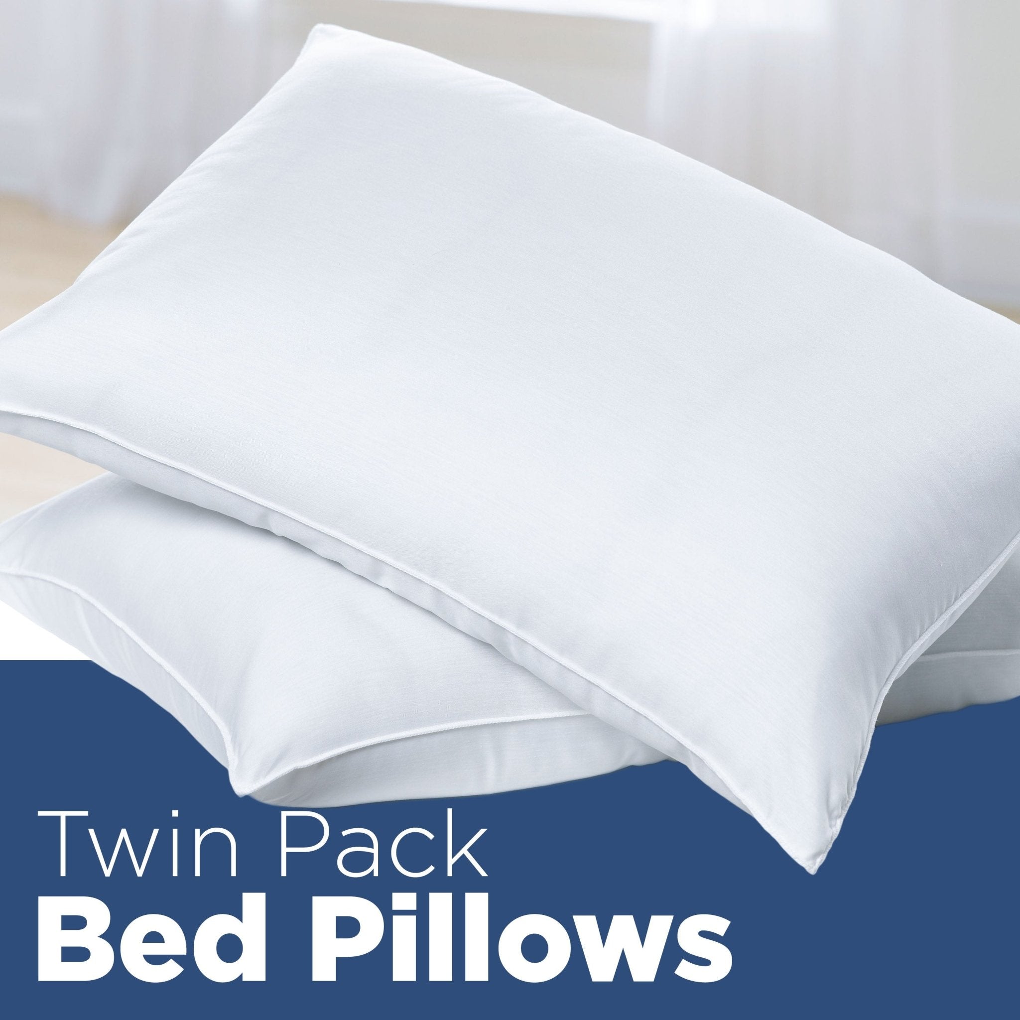 Martex T200 Twin Pack Soft White Garnetted Pillow