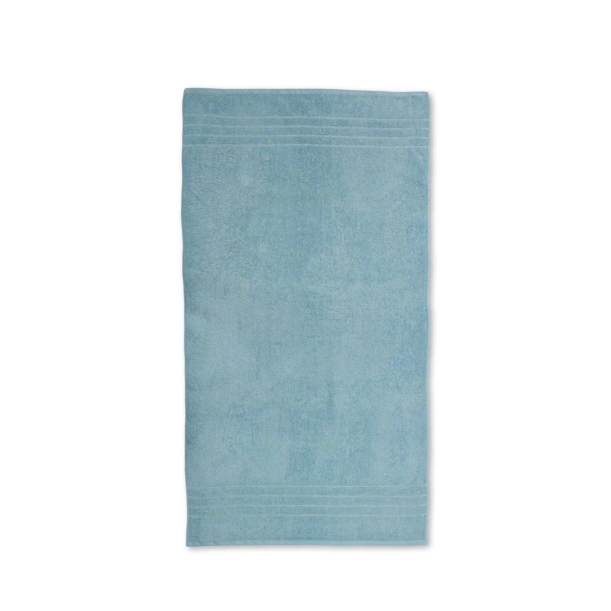 Mineral towel laid flat on a white background