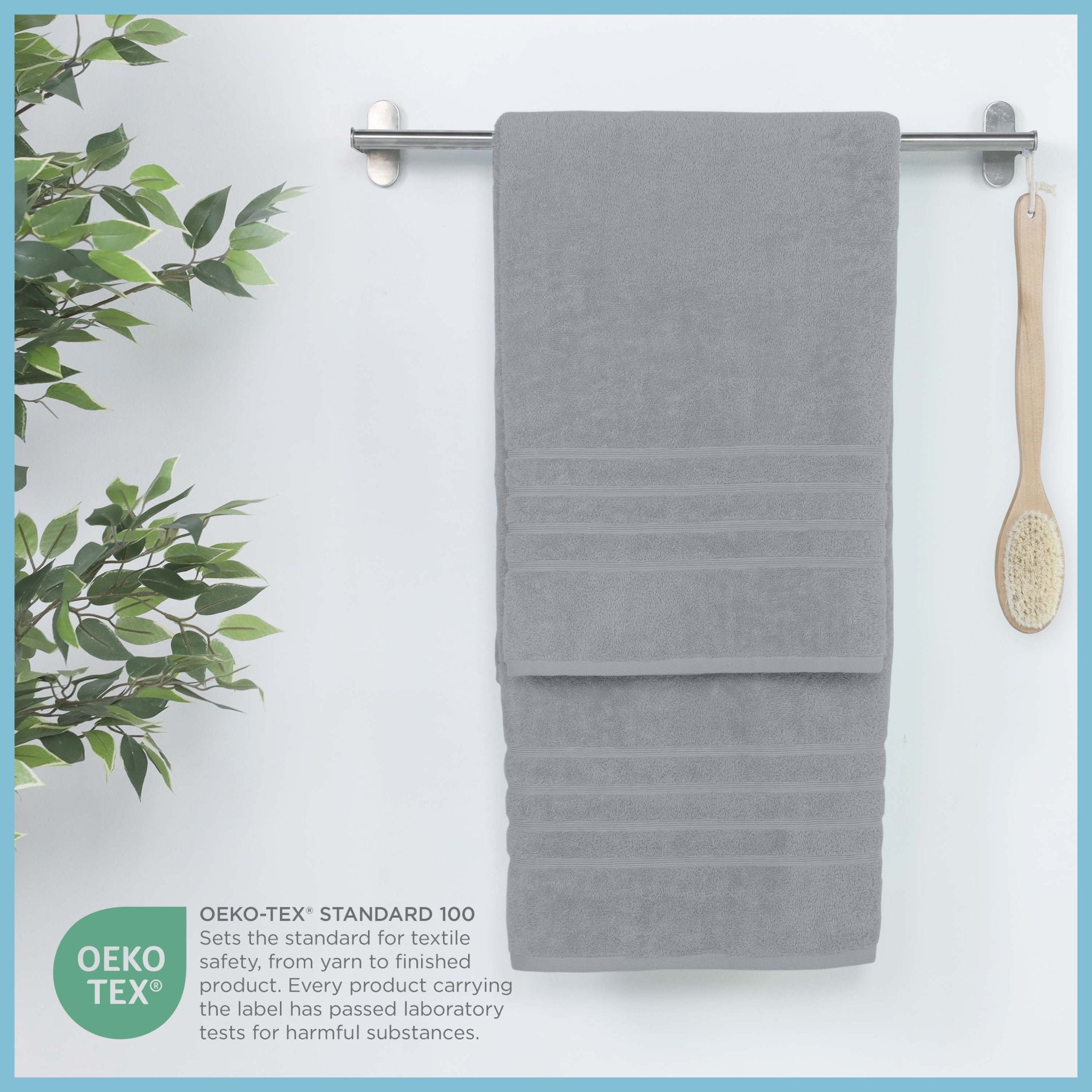 Martex Ultimate 100% Cotton Solid 2-Piece Bath Sheet Set