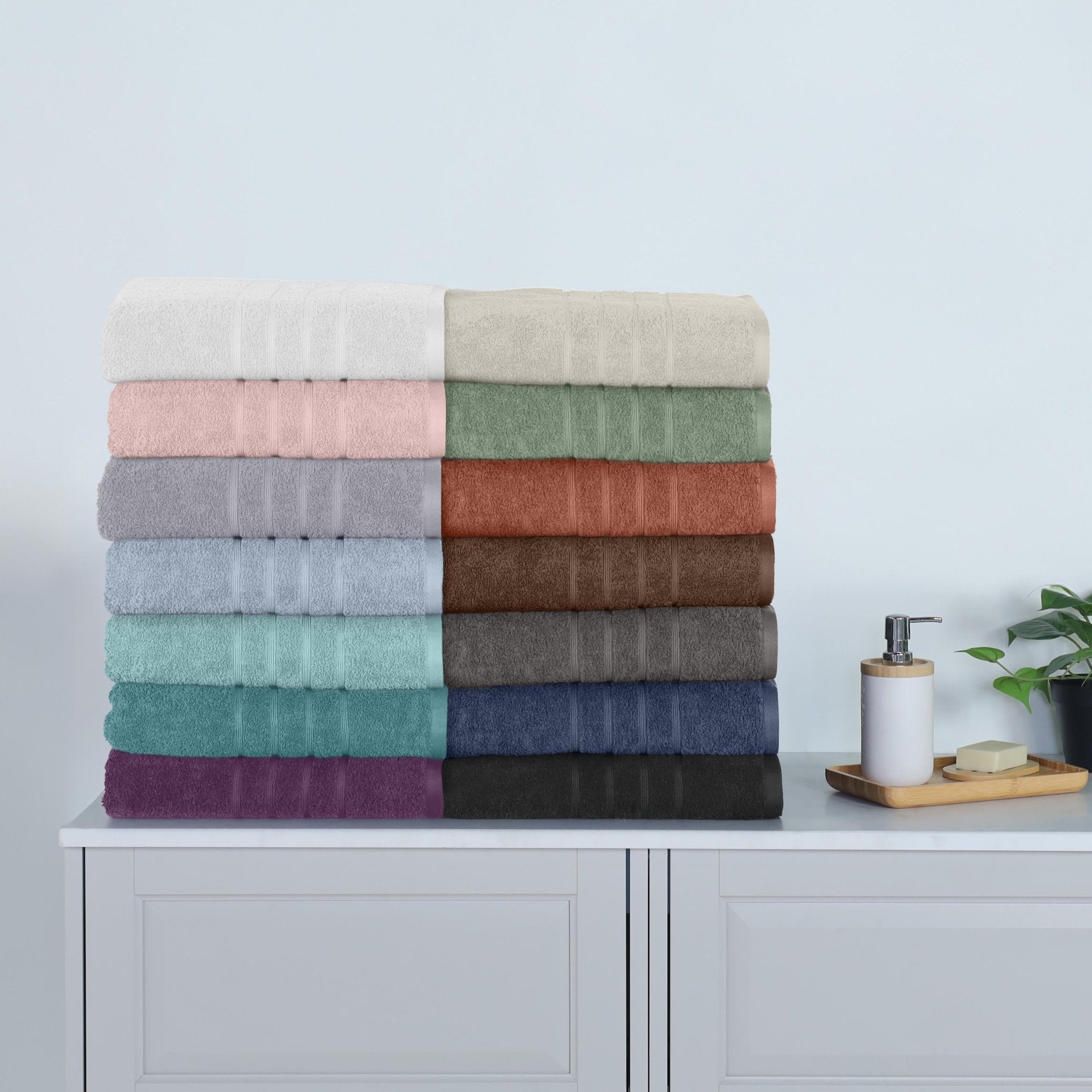 Martex Ultimate 100% Cotton Solid 2-Piece Bath Sheet Set