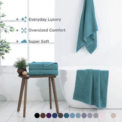 Martex Ultimate 100% Cotton Solid 2-Piece Bath Sheet Set