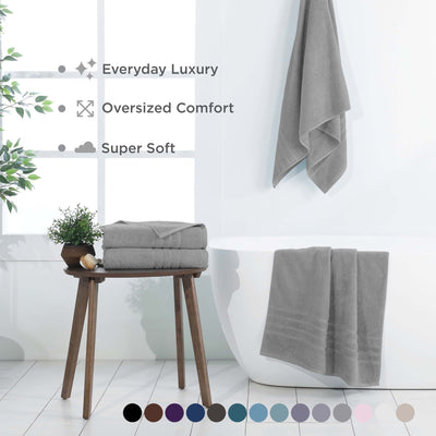 Martex Ultimate 100% Cotton Solid 2-Piece Bath Sheet Set