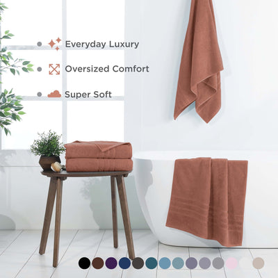 Martex Ultimate 100% Cotton Solid 2-Piece Bath Sheet Set