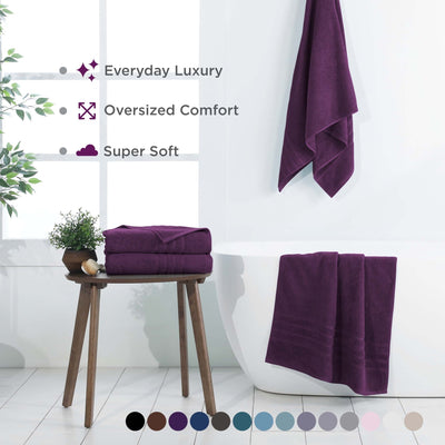 Martex Ultimate 100% Cotton Solid 2-Piece Bath Sheet Set