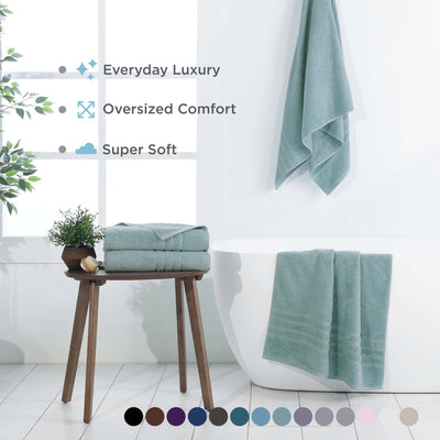 Martex Ultimate 100% Cotton Solid 2-Piece Bath Sheet Set