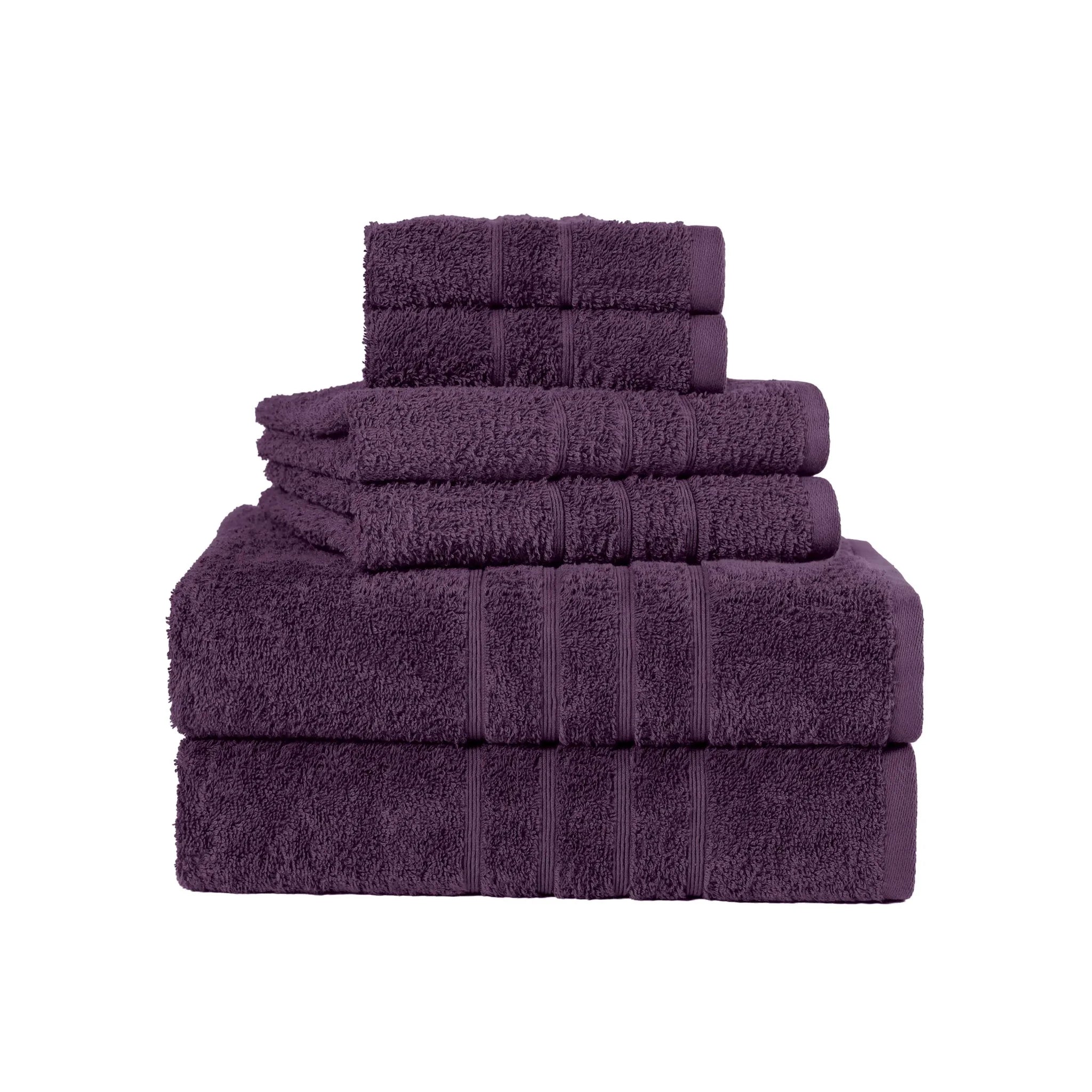 Martex Ultimate 100% Cotton Solid 6-Piece Towel Set