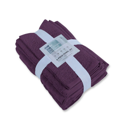 Martex Ultimate 100% Cotton Solid 6-Piece Towel Set