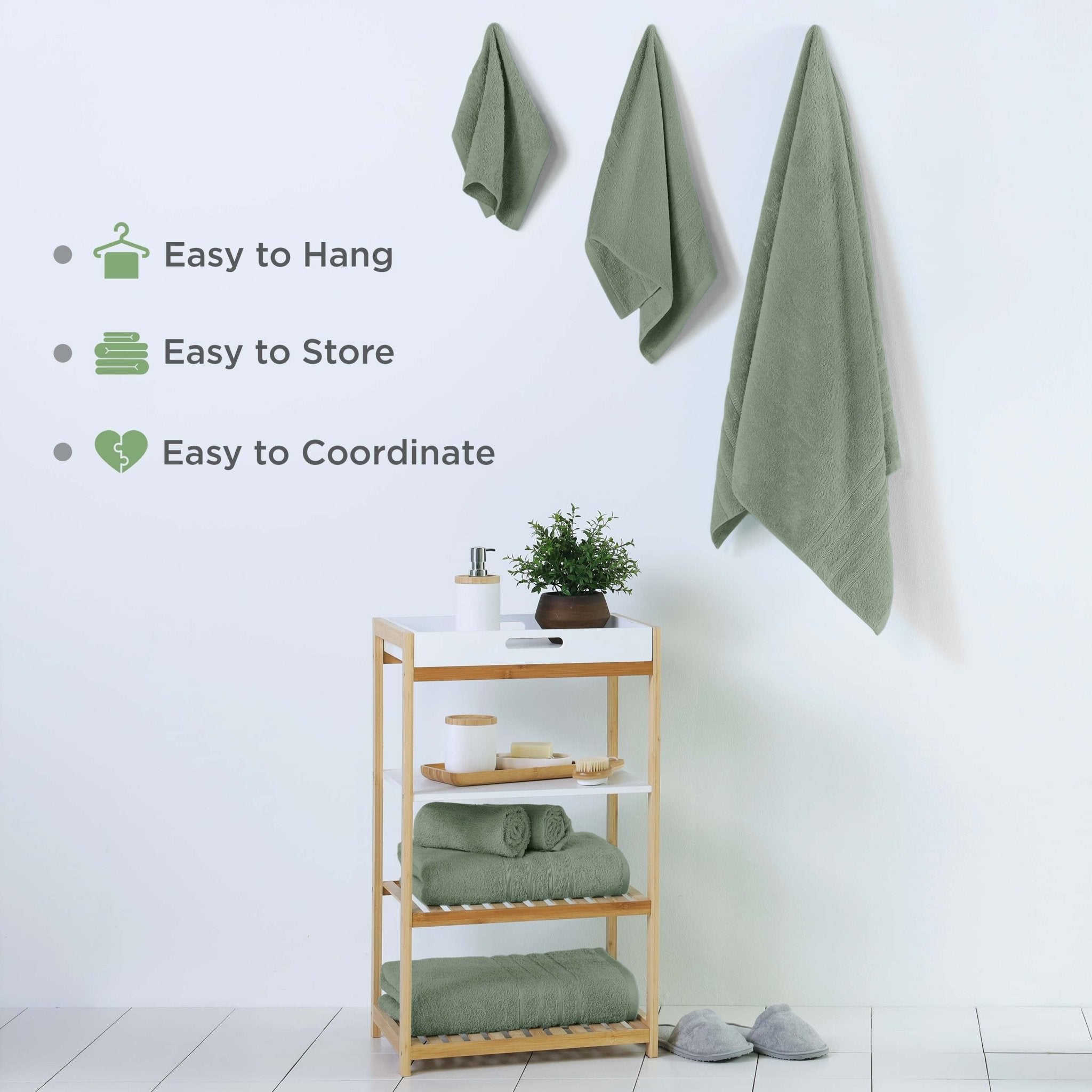 Martex Ultimate 100% Cotton Solid 6-Piece Towel Set