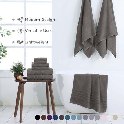 Martex Ultimate 100% Cotton Solid 6-Piece Towel Set