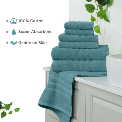 Martex Ultimate 100% Cotton Solid 6-Piece Towel Set