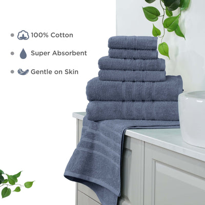 Martex Ultimate 100% Cotton Solid 6-Piece Towel Set