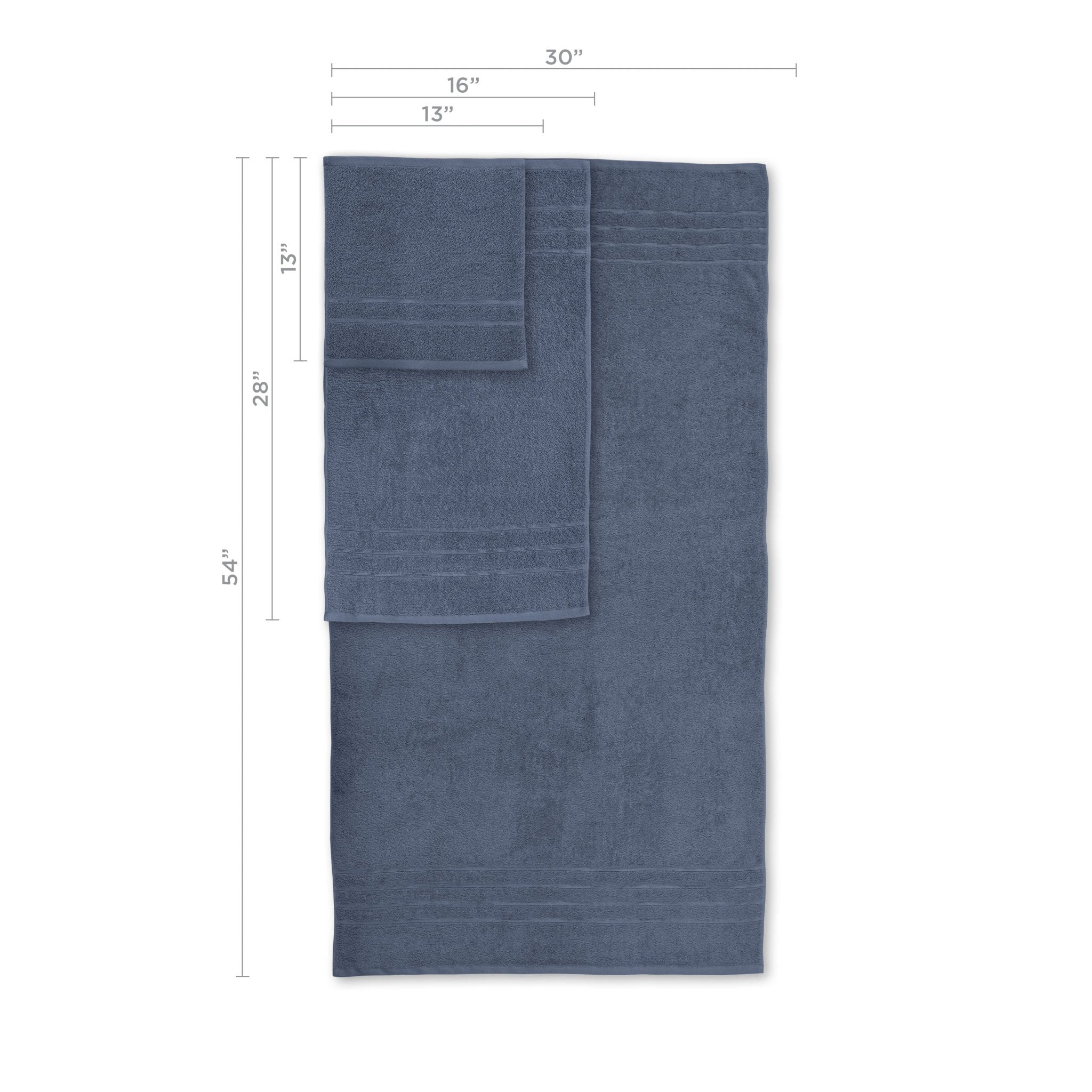 Martex Ultimate 100% Cotton Solid 6-Piece Towel Set