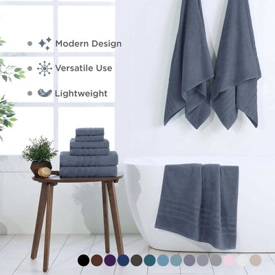Martex Ultimate 100% Cotton Solid 6-Piece Towel Set