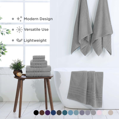 Martex Ultimate 100% Cotton Solid 6-Piece Towel Set