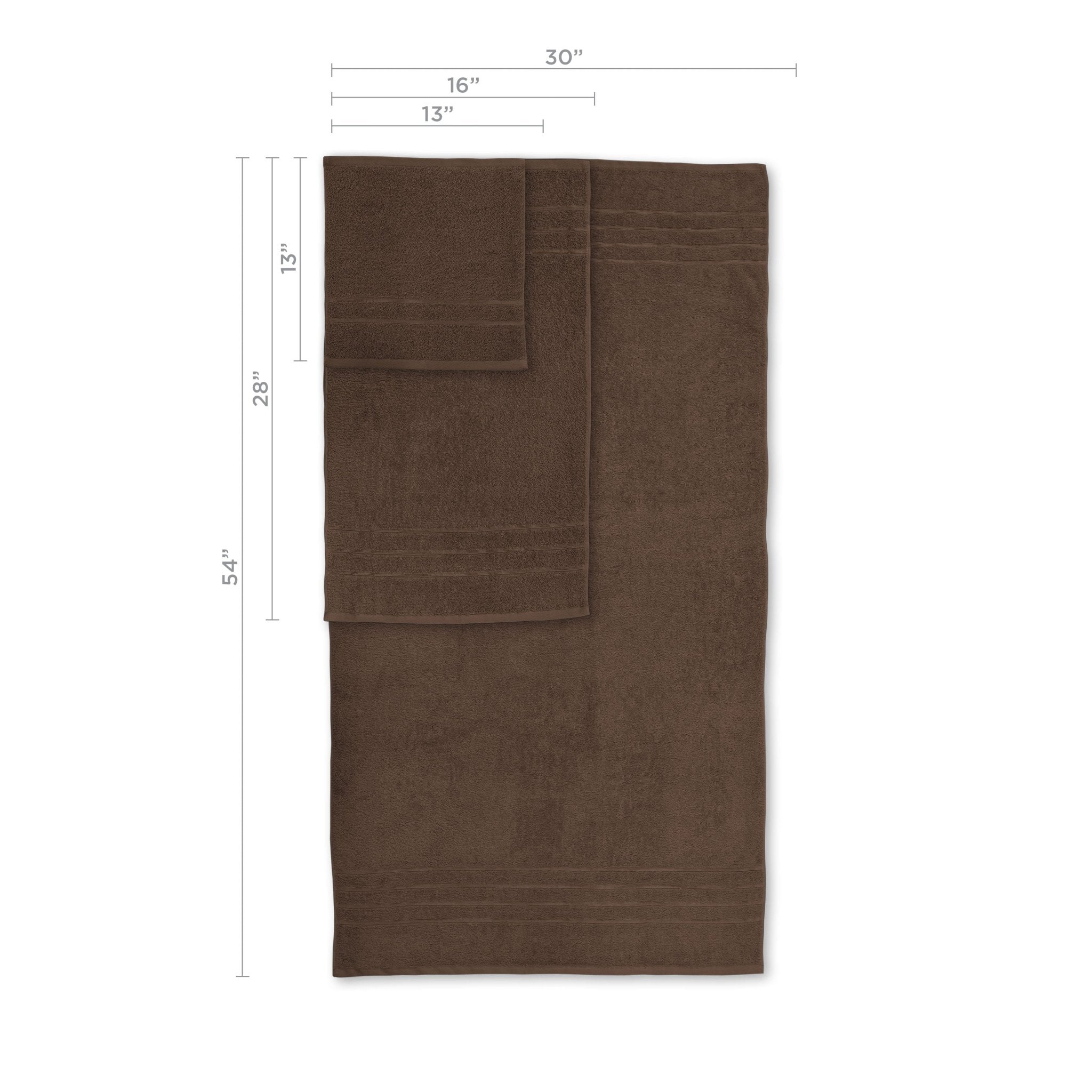 Martex Ultimate 100% Cotton Solid 6-Piece Towel Set
