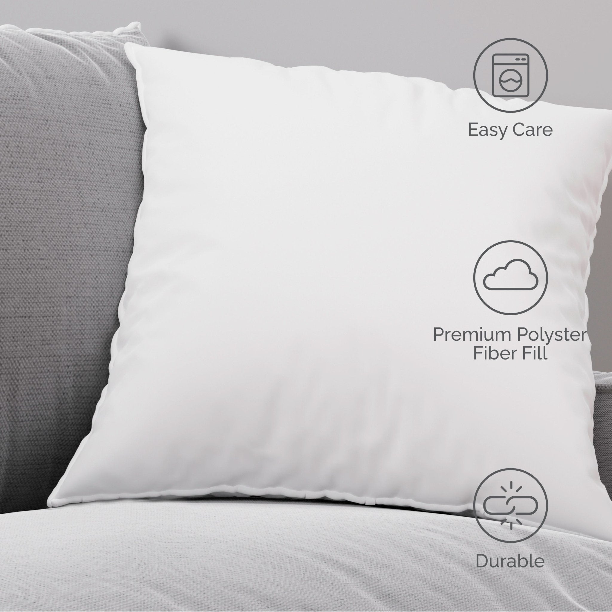Martex White Euro Garnetted Pillow