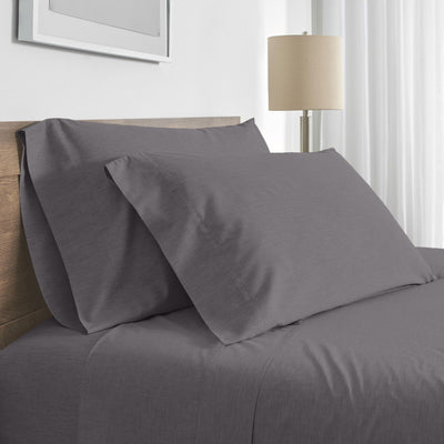 Modern Living Solid Color 300 Thread Count 100% Cotton Sateen Sheet Set