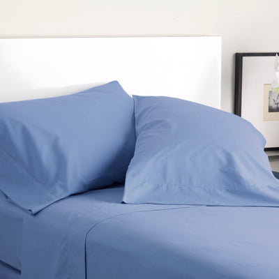 Modern Living Solid Color 300 Thread Count 100% Cotton Sateen Sheet Set