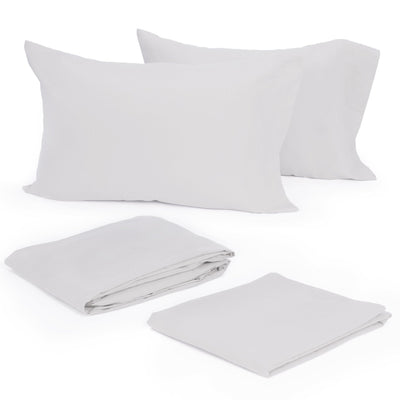 Modern Living Solid Color 300 Thread Count 100% Cotton Sateen Sheet Set