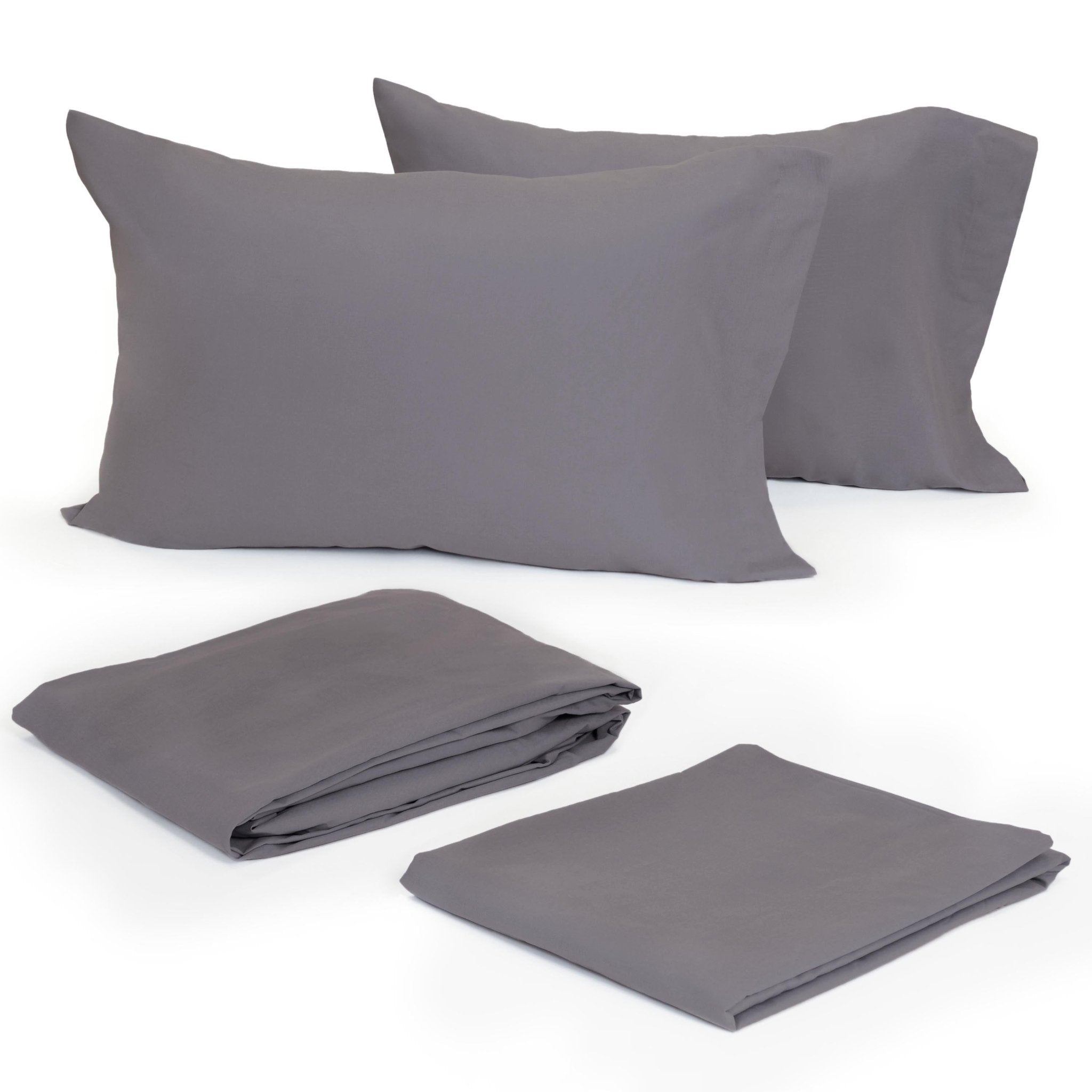 Modern Living Solid Color 300 Thread Count 100% Cotton Sateen Sheet Set