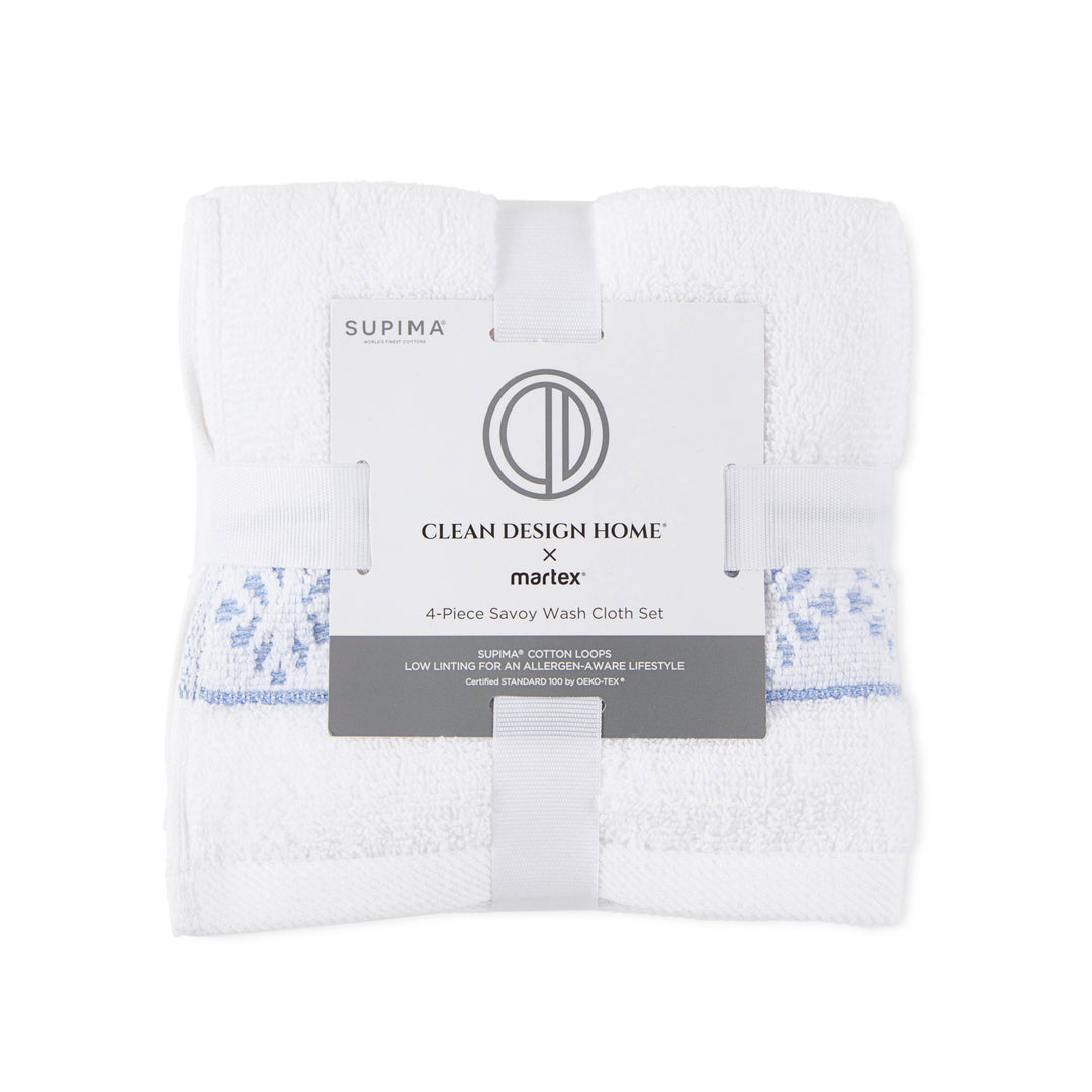 Clean Design Home Anti-Allergen Savoy 100% Supima Cotton 600 GSM