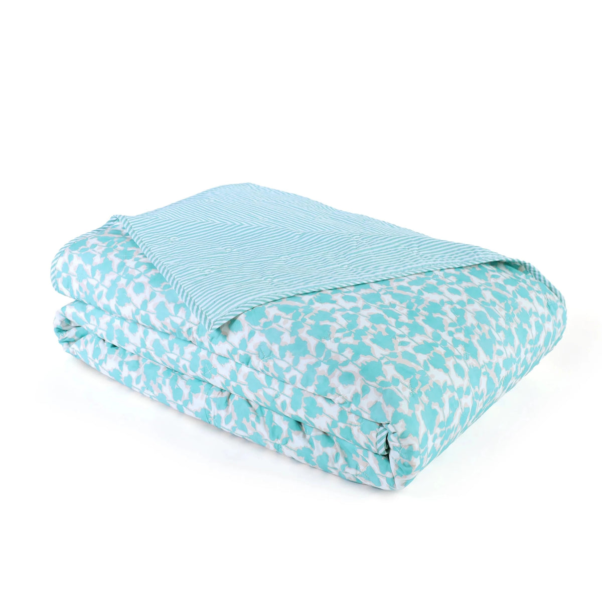 Southern Tide Ashley Harbor Aqua Quilt and Euro