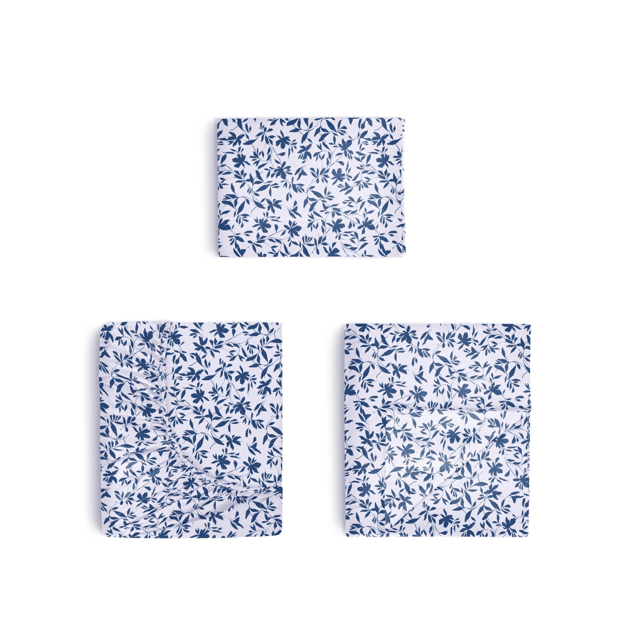 Southern Tide Botanical Floral Navy Sheet Set
