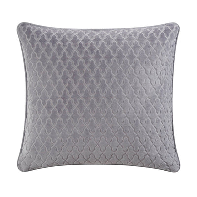 Southern Tide Carolina Falls 100% Cotton Square Gray Decorative Pillow