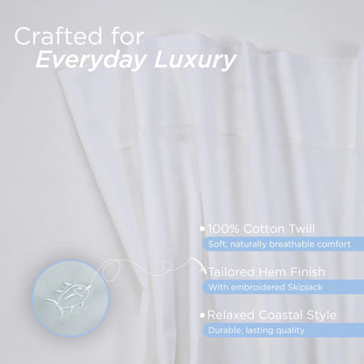 Southern Tide Cotton Twill 300 Thread Count Sheet Set