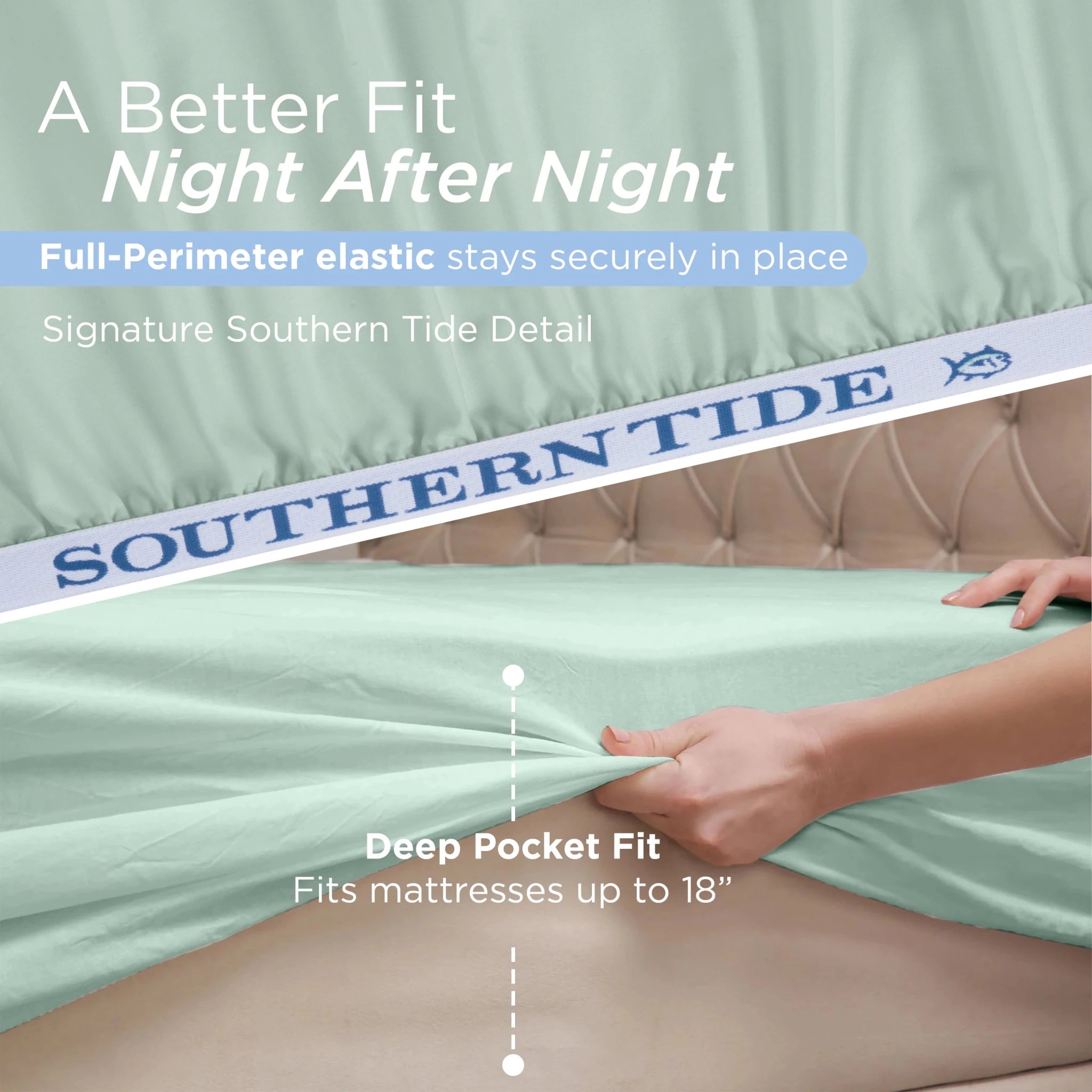 Southern Tide Cotton Twill 300 Thread Count Sheet Set