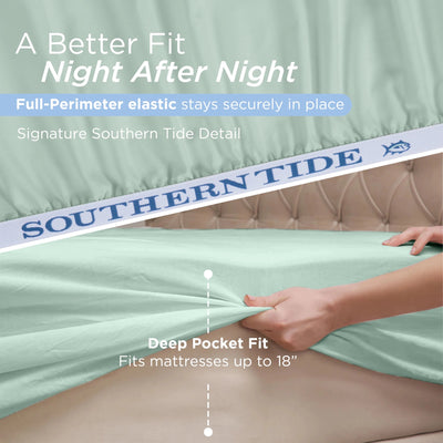 Southern Tide Cotton Twill 300 Thread Count Sheet Set