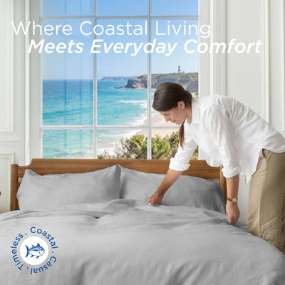 Southern Tide Cotton Twill 300 Thread Count Sheet Set