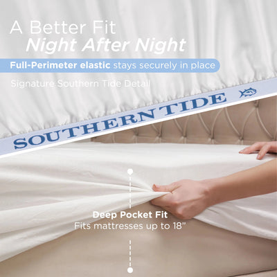 Southern Tide Cotton Twill 300 Thread Count Sheet Set