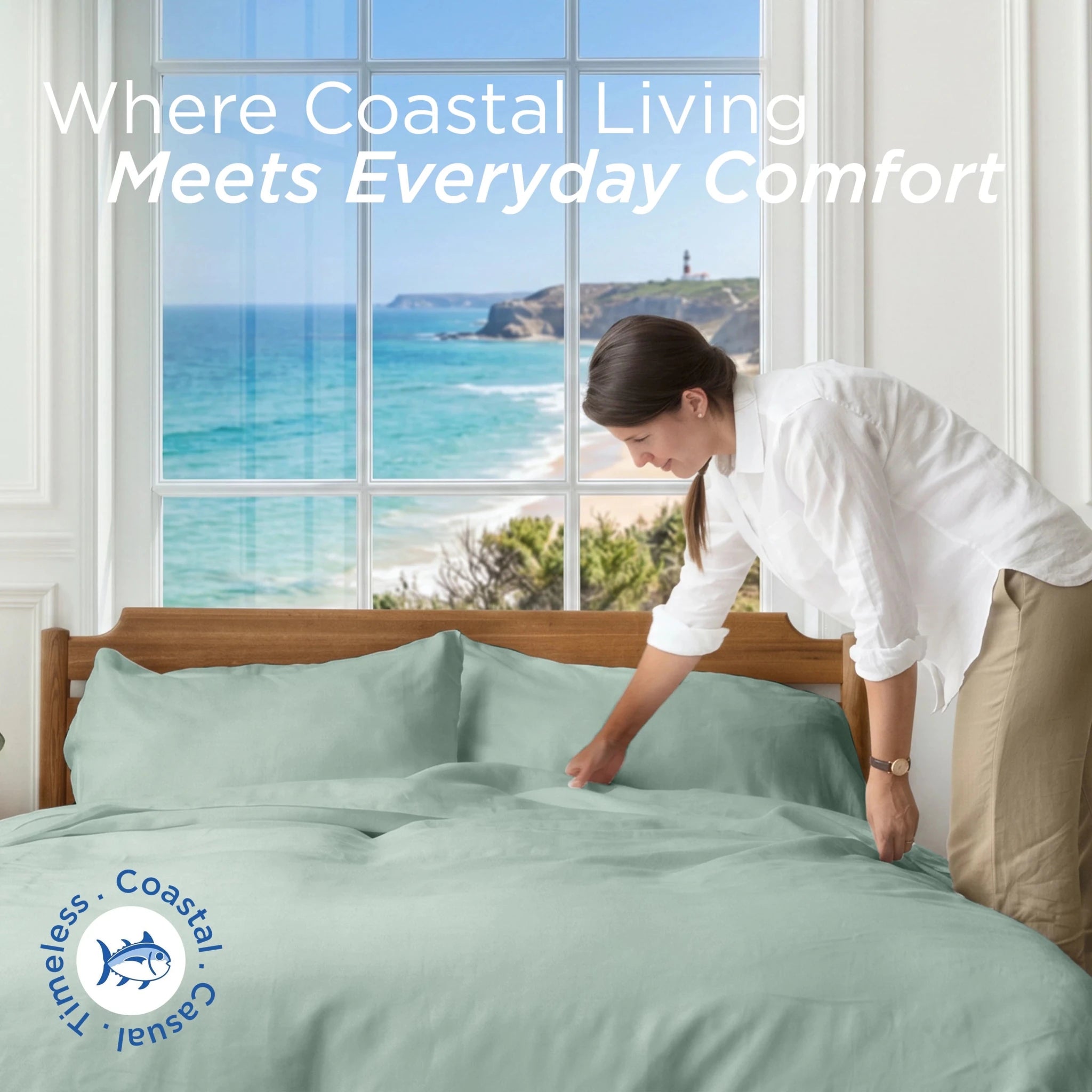 Southern Tide Cotton Twill 300 Thread Count Sheet Set