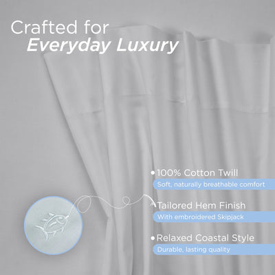 Southern Tide Cotton Twill 300 Thread Count Sheet Set