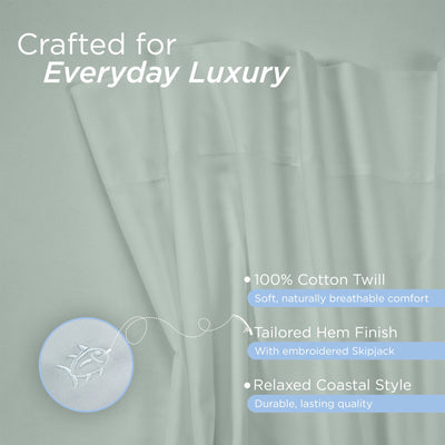 Southern Tide Cotton Twill 300 Thread Count Sheet Set