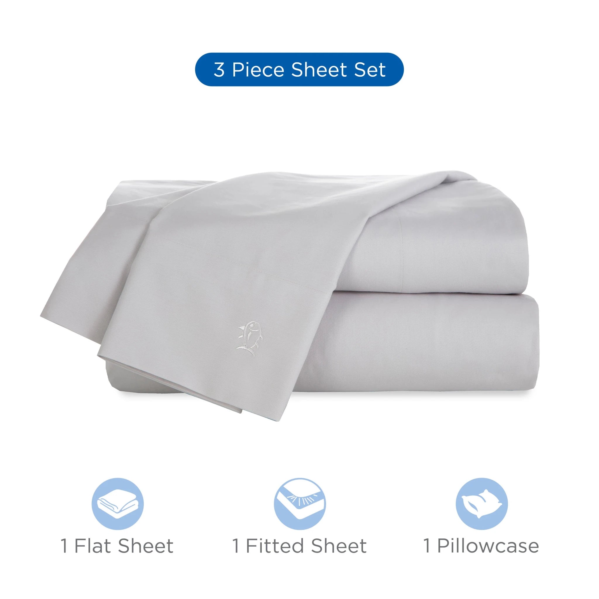 Southern Tide Cotton Twill 300 Thread Count Sheet Set