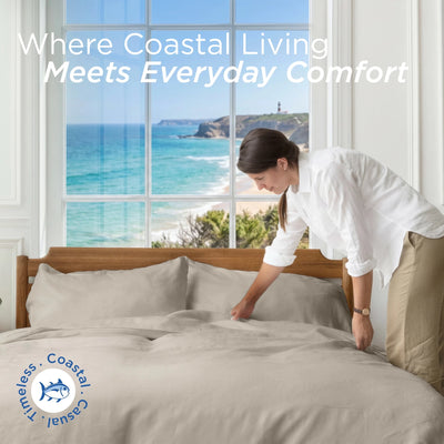 Southern Tide Cotton Twill 300 Thread Count Sheet Set
