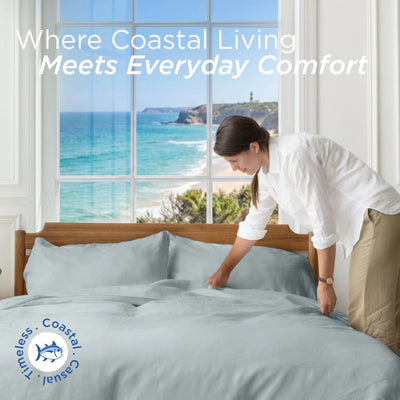 Southern Tide Cotton Twill 300 Thread Count Sheet Set