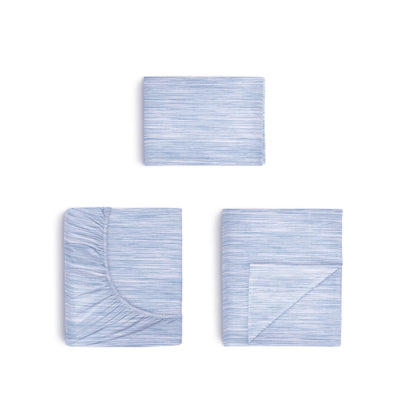 Southern Tide Distressed Stripe Blue Sheet Set