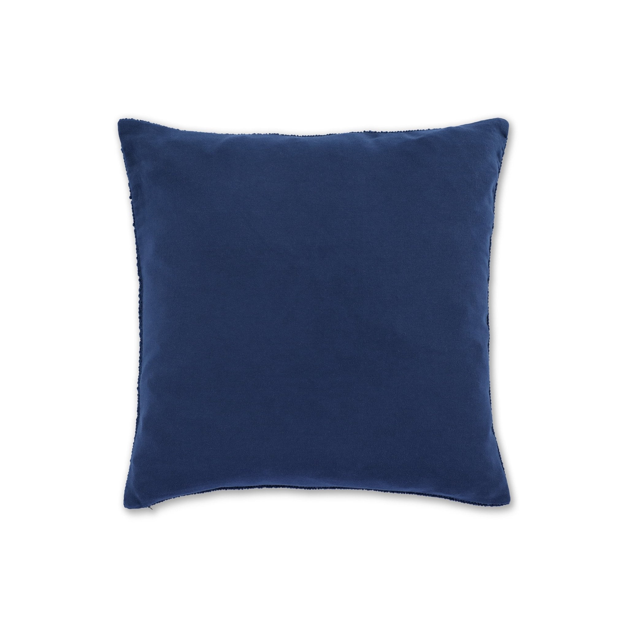 Southern Tide Finn 100% Cotton Square Navy Decorative Pillow