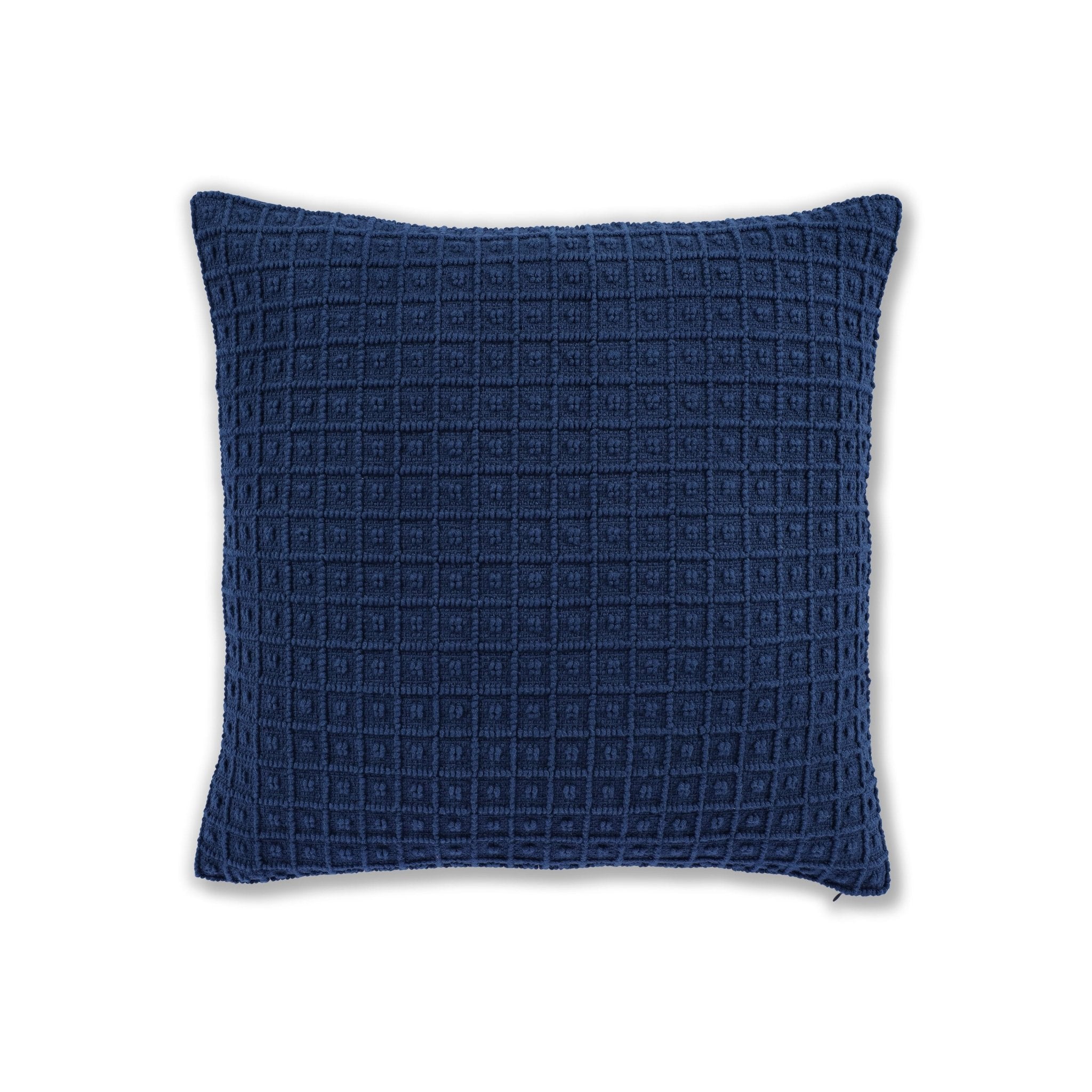 Southern Tide Finn 100% Cotton Square Navy Decorative Pillow