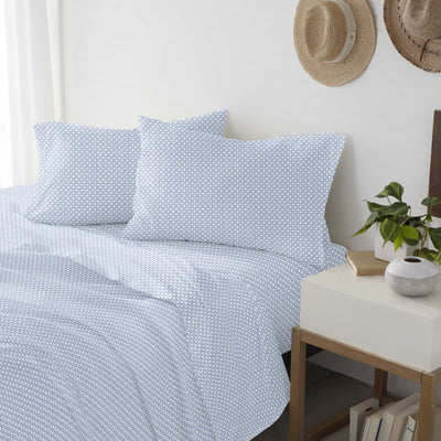 Southern Tide Hampstead 100% Cotton Blue Sheet Set