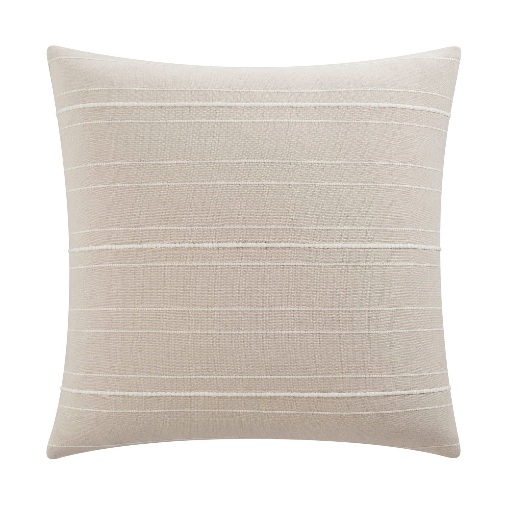 Southern Tide Hartsville 100% Cotton Square Tan Decorative Pillow