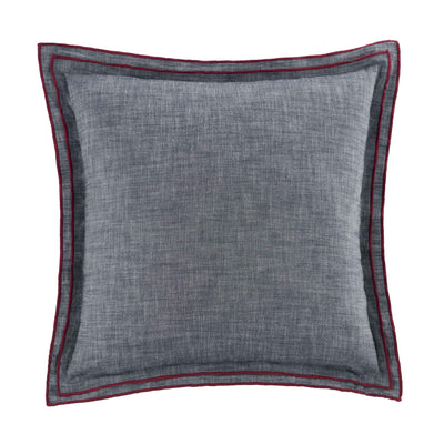 Southern Tide Indigo Isle 100% Cotton Square Navy Decorative Pillow