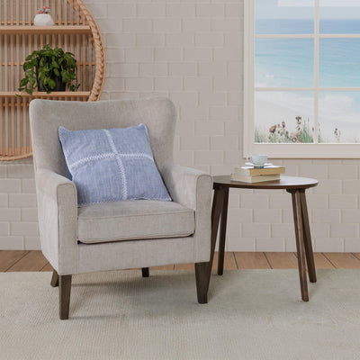 Southern Tide Isla Square Navy Decorative Pillow