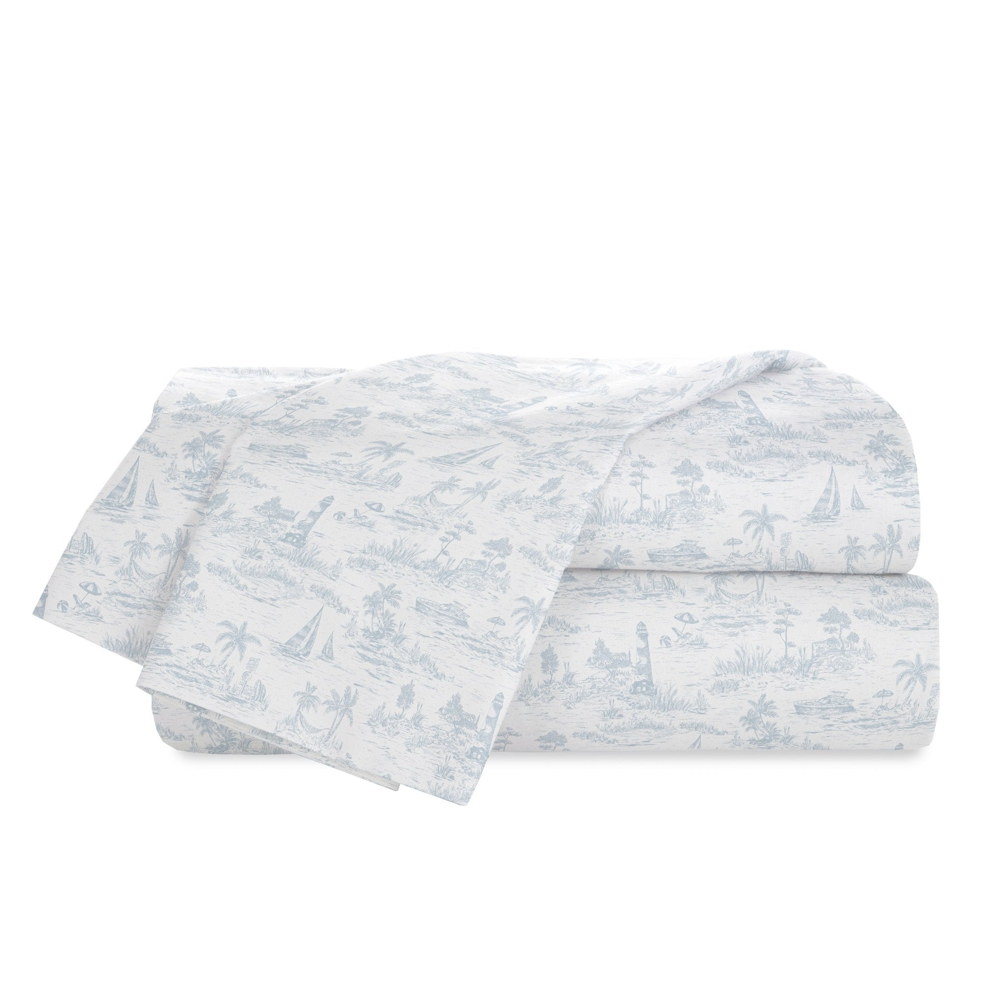 Southern Tide Marco Island 100% Cotton Blue Sheet Set
