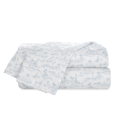 Southern Tide Marco Island 100% Cotton Blue Sheet Set