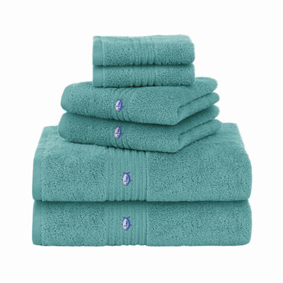 Southern Tide Performance 5.0 Cotton Durable 6-Piece Bath Towel Set