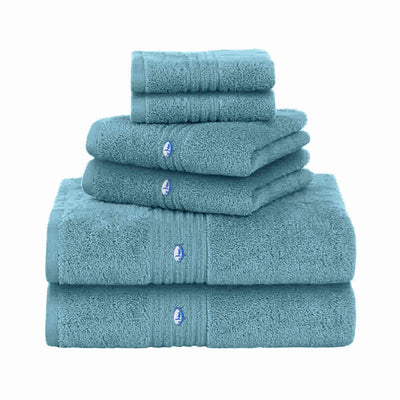 Southern Tide Performance 5.0 Cotton Durable 6-Piece Bath Towel Set